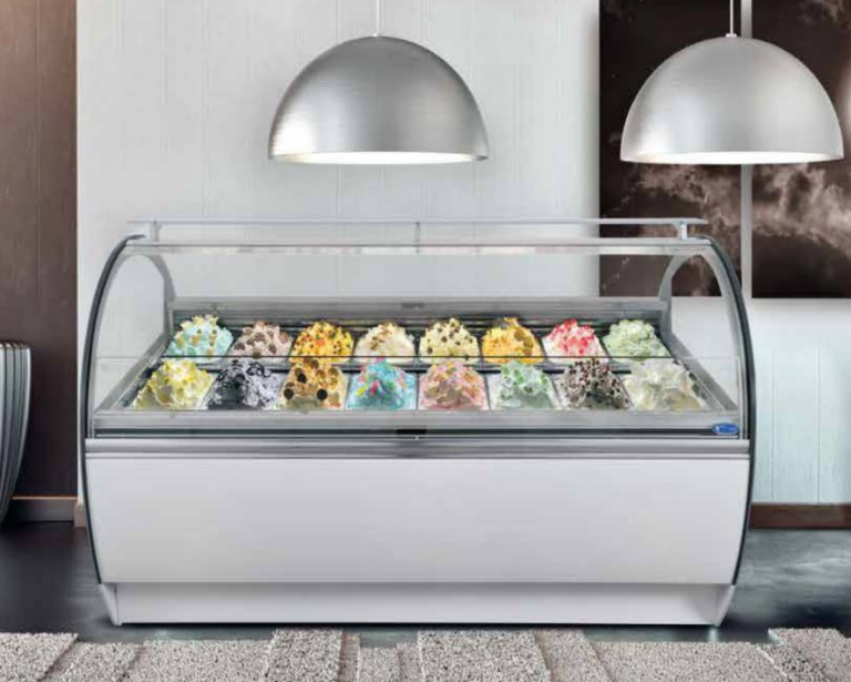Rashladna vitrina za gelato – Italproget Moon, savršena preglednost i dizajn